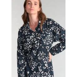 Robe droite EVANN - Bleue