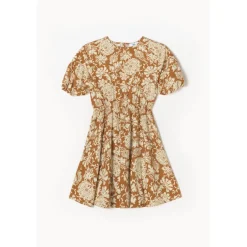 Robe droite fille JOUBARBG blanc Lena en viscose