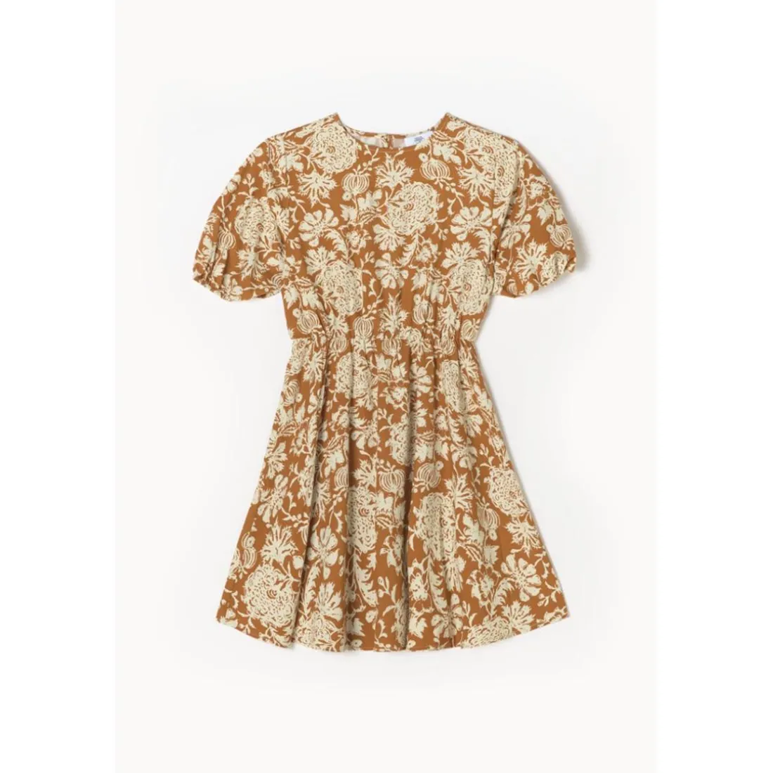 Robe droite fille JOUBARBG blanc Lena en viscose