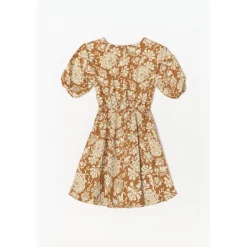 Robe droite fille JOUBARBG blanc Lena en viscose