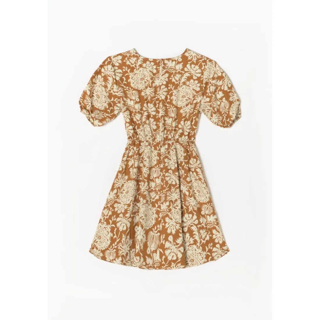 Robe droite fille JOUBARBG blanc Lena en viscose