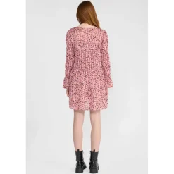 Robe droite fille SMALGI rose Zola