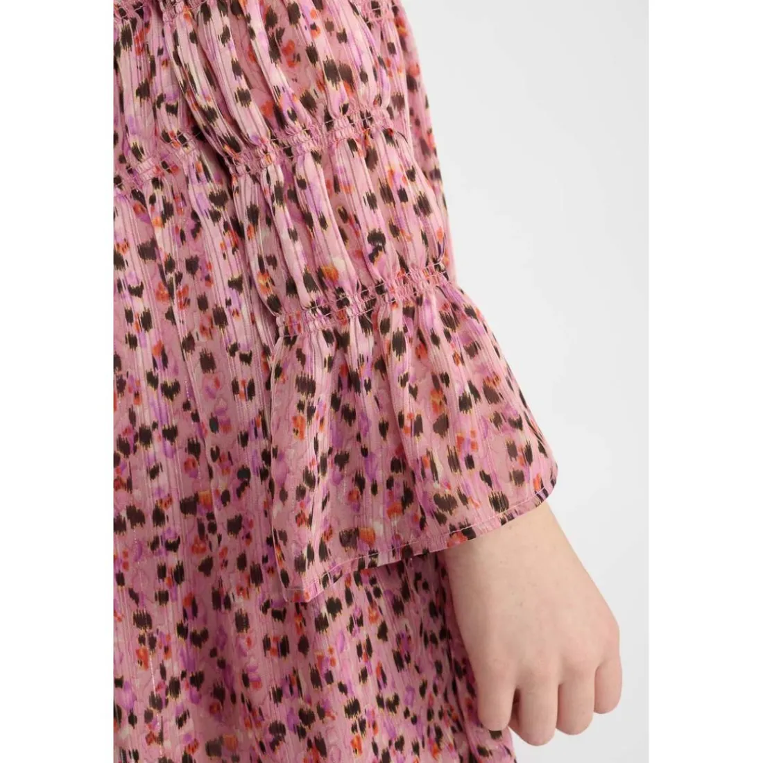 Robe droite fille SMALGI rose Zola