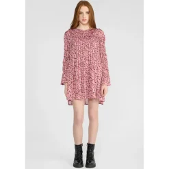 Robe droite fille SMALGI rose Zola