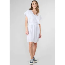 Robe droite JOLIBOI blanc Yule