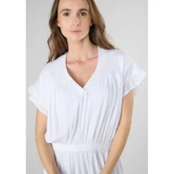 Robe droite JOLIBOI blanc Yule