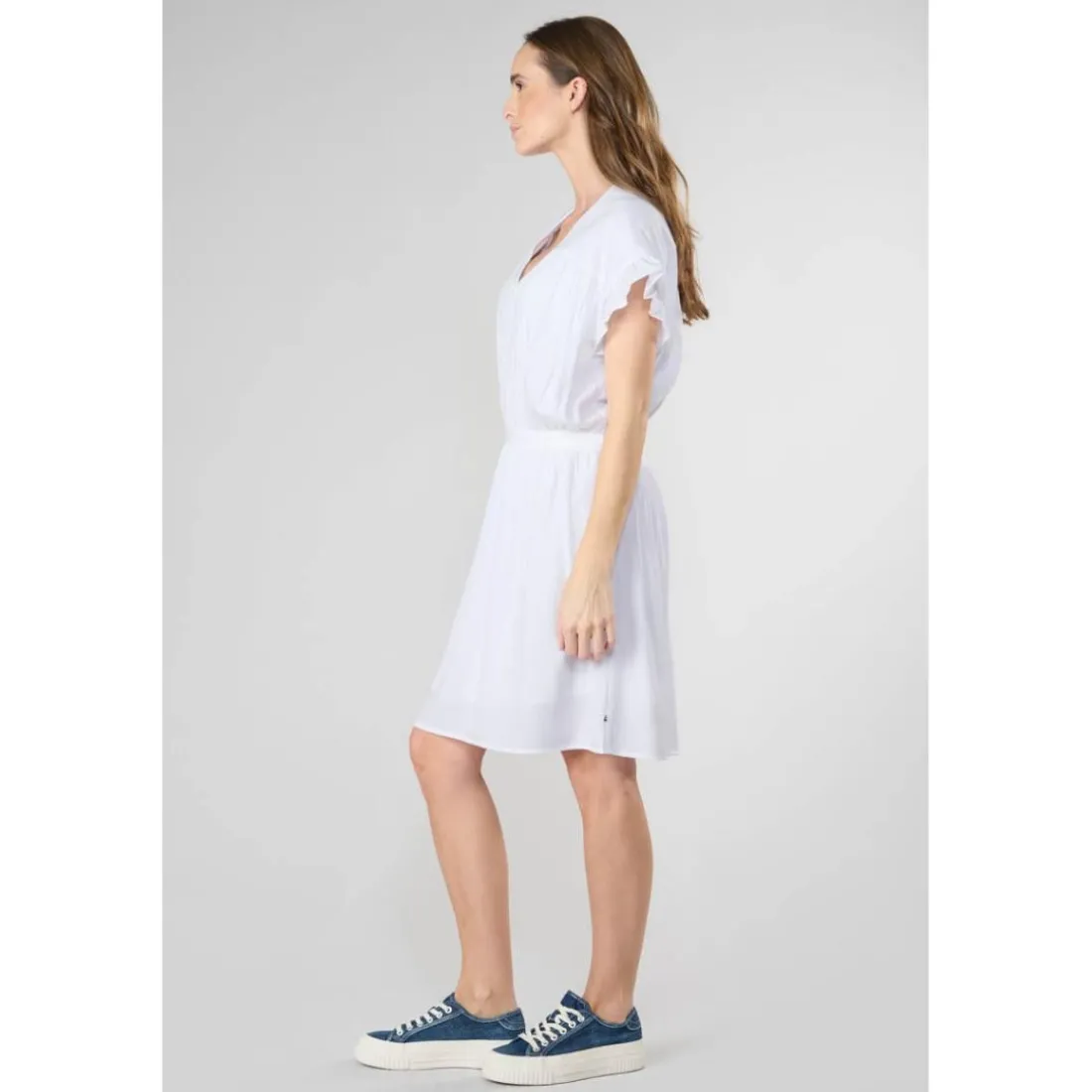 Robe droite JOLIBOI blanc Yule