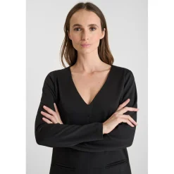 Robe droite LOUCIA noir Pax