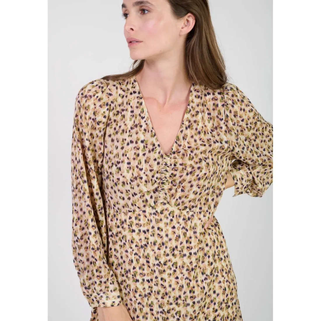 Robe droite NAHIA multicolore Iris
