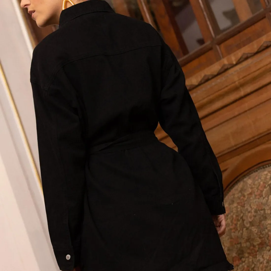 Robe en denim Léopoldine