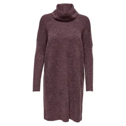 Robe en maille Col bénitier Manches 3/4 Au-dessus du genou rouge Ula