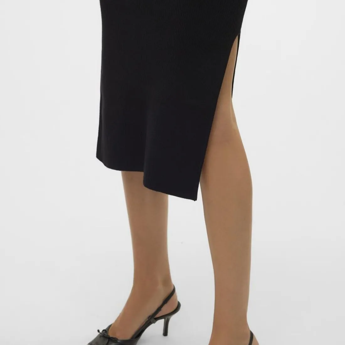 Robe en maille viscose Lynzi noir Zoe