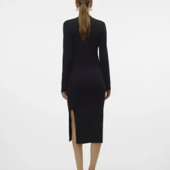 Robe en maille viscose Lynzi noir Zoe