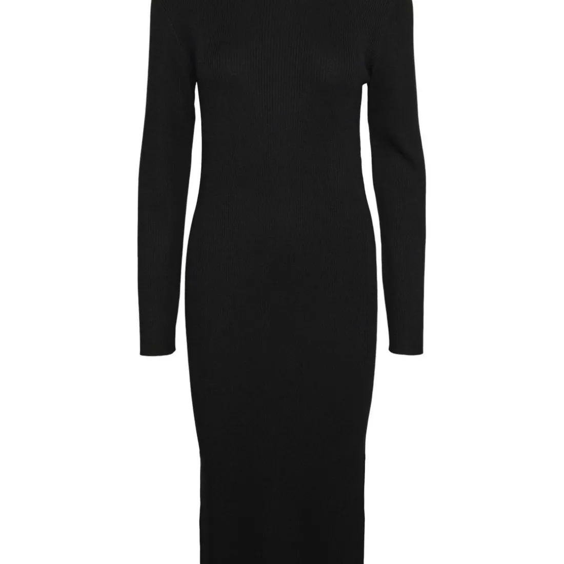 Robe en maille viscose Lynzi noir Zoe