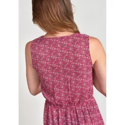 Robe evasée fille, patineuse ALENAGI fuchsia