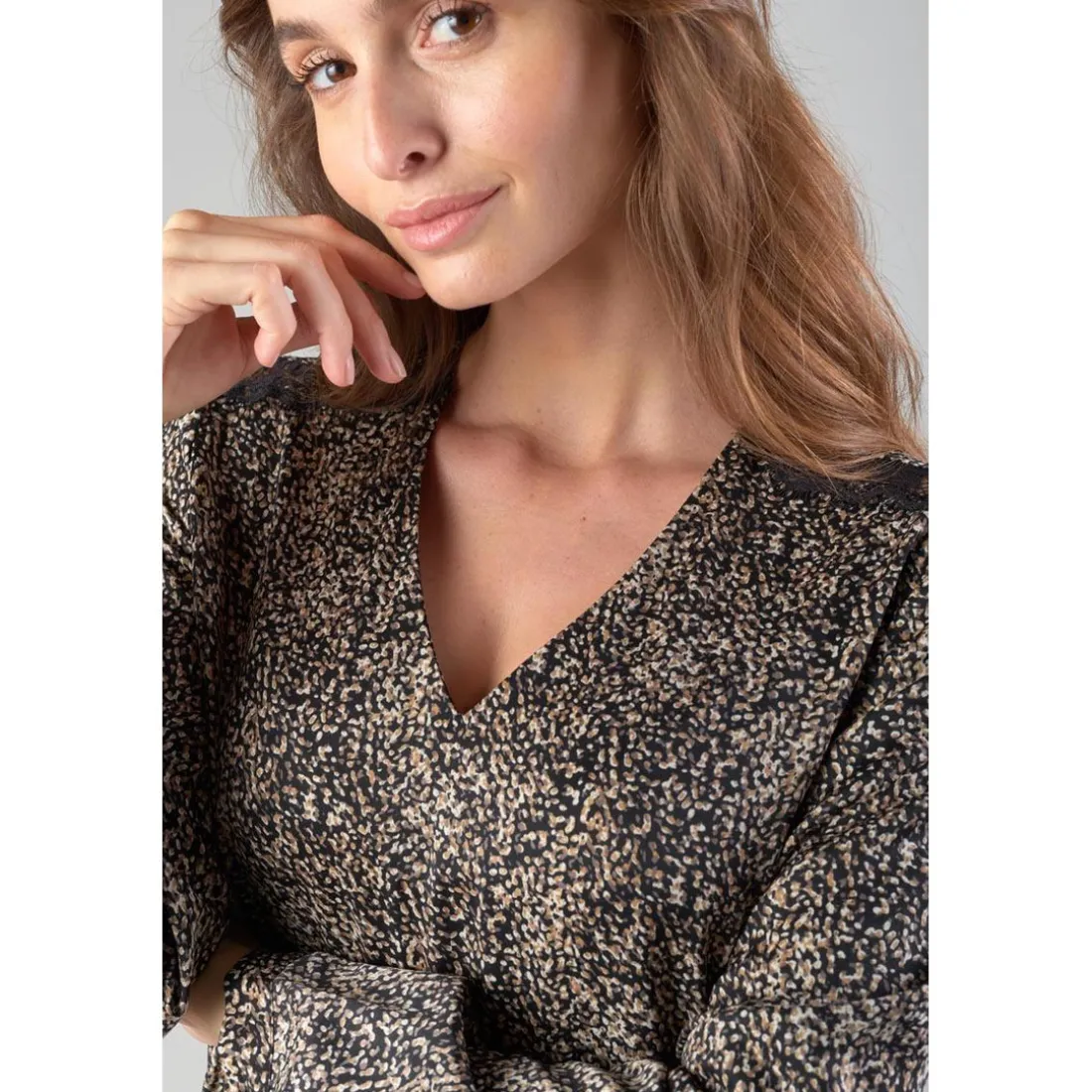 Robe evasée, patineuse HUERTA noir