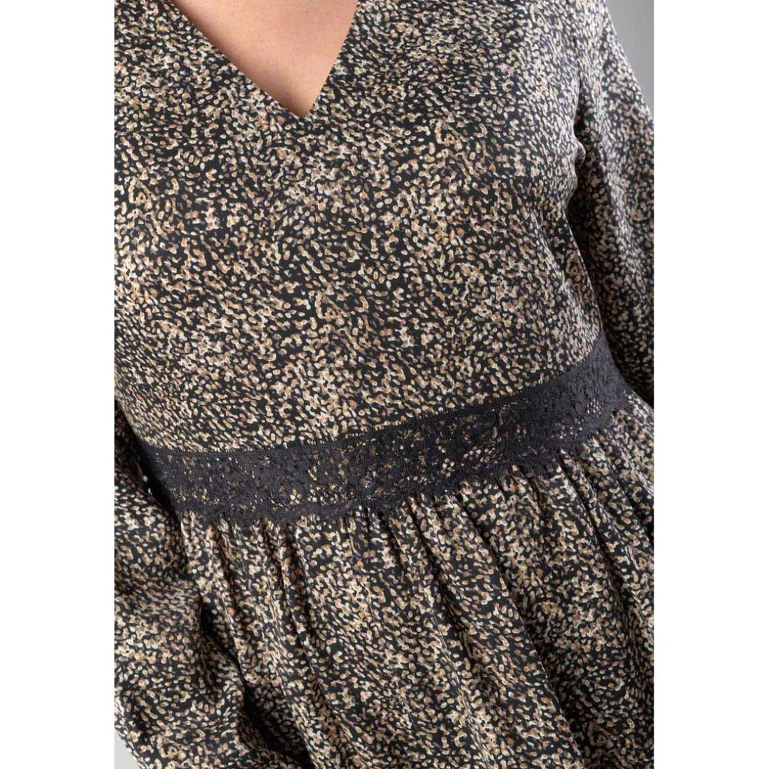 Robe evasée, patineuse HUERTA noir
