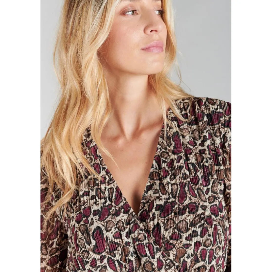 Robe evasée, patineuse MIHABE rouge