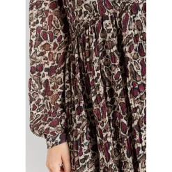Robe evasée, patineuse MIHABE rouge