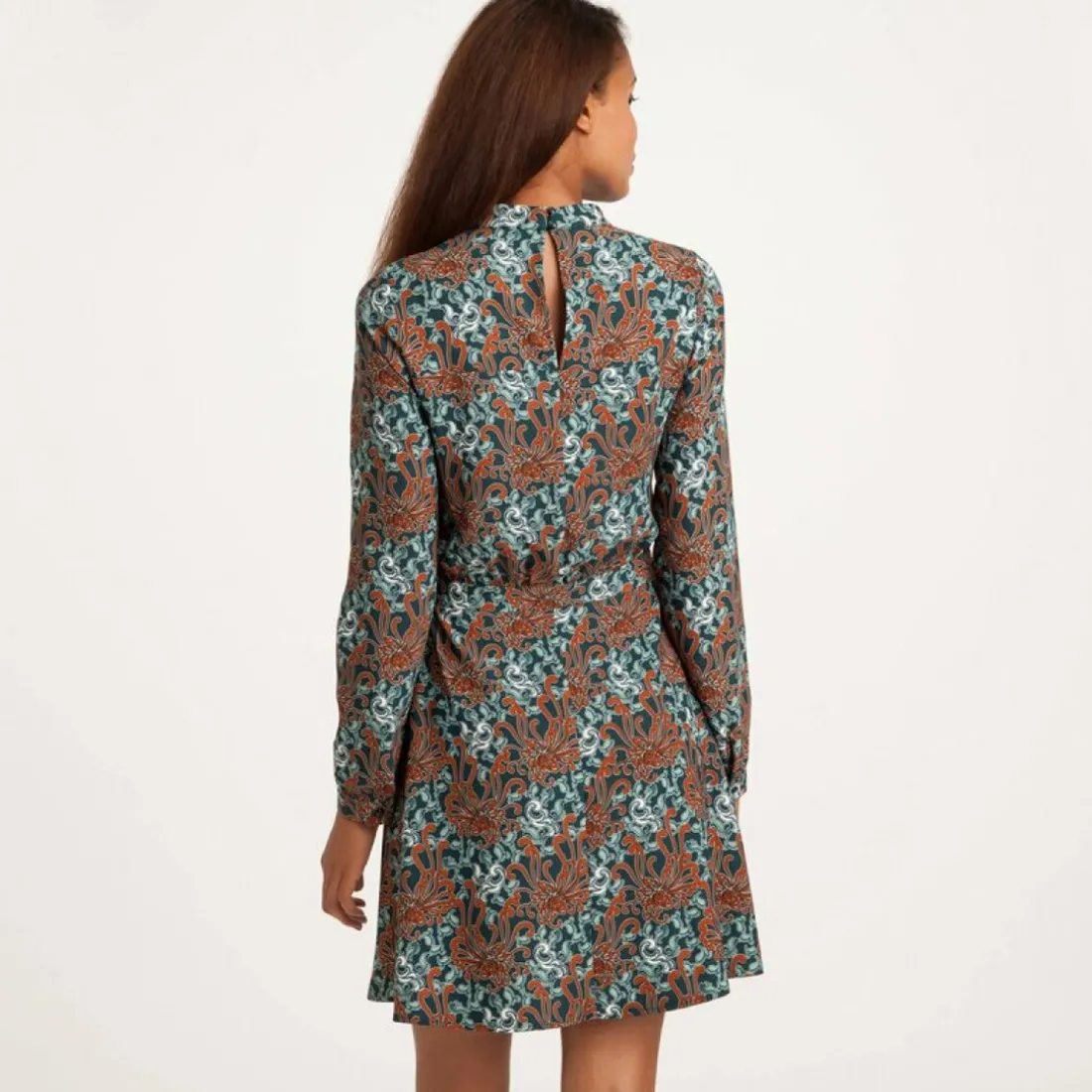 Robe fluide manches longues femme 3 SUISSES Collection - Multicolore