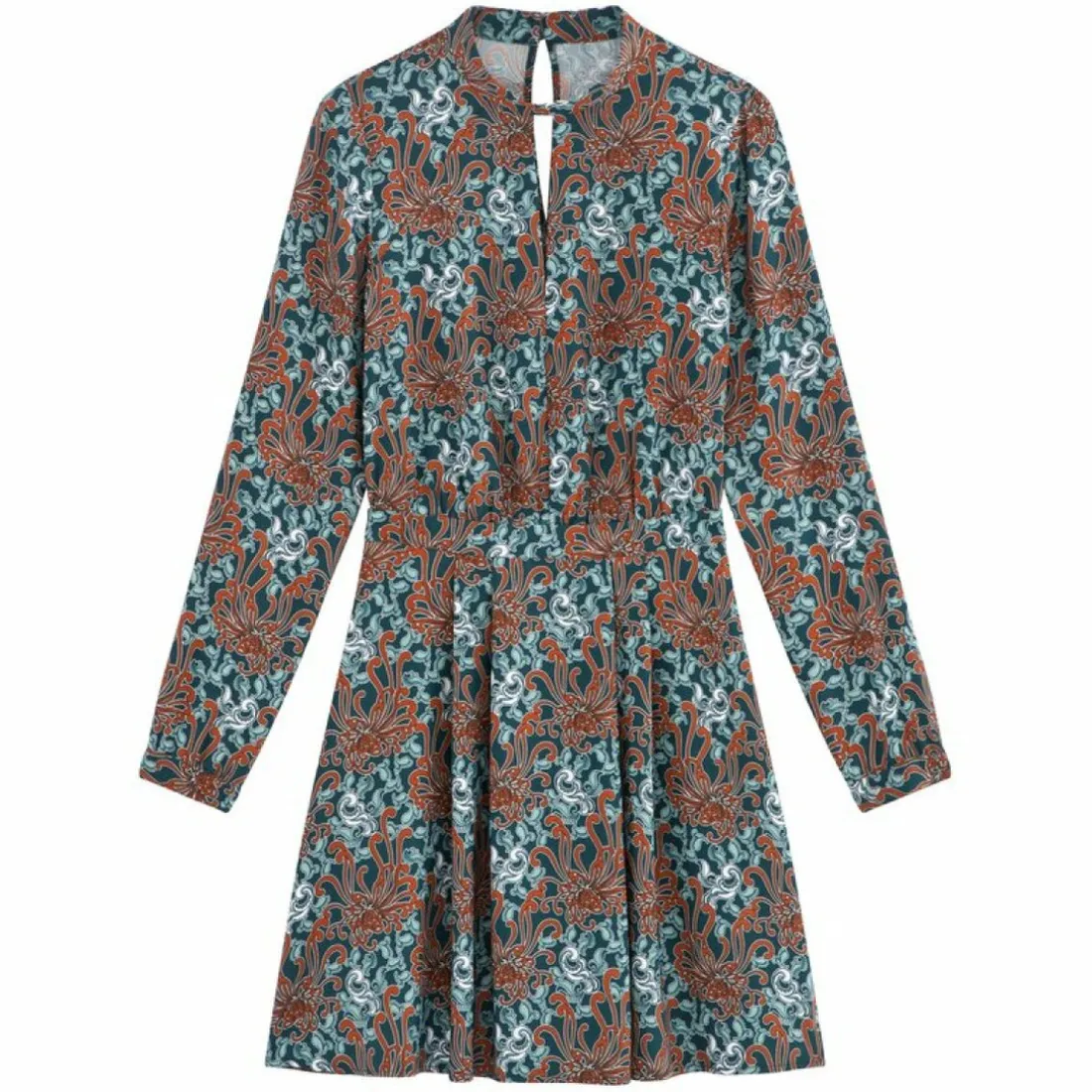 Robe fluide manches longues femme 3 SUISSES Collection - Multicolore