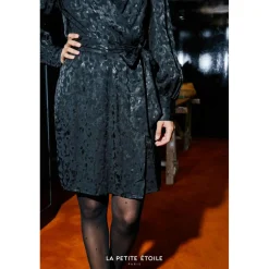 Robe FLYN noir en viscose