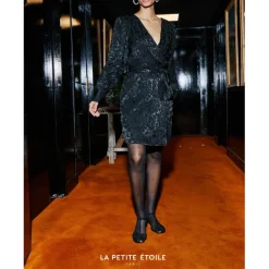 Robe FLYN noir en viscose