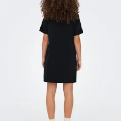 Robe Jean courte ONLLISA - Noir en coton Zara