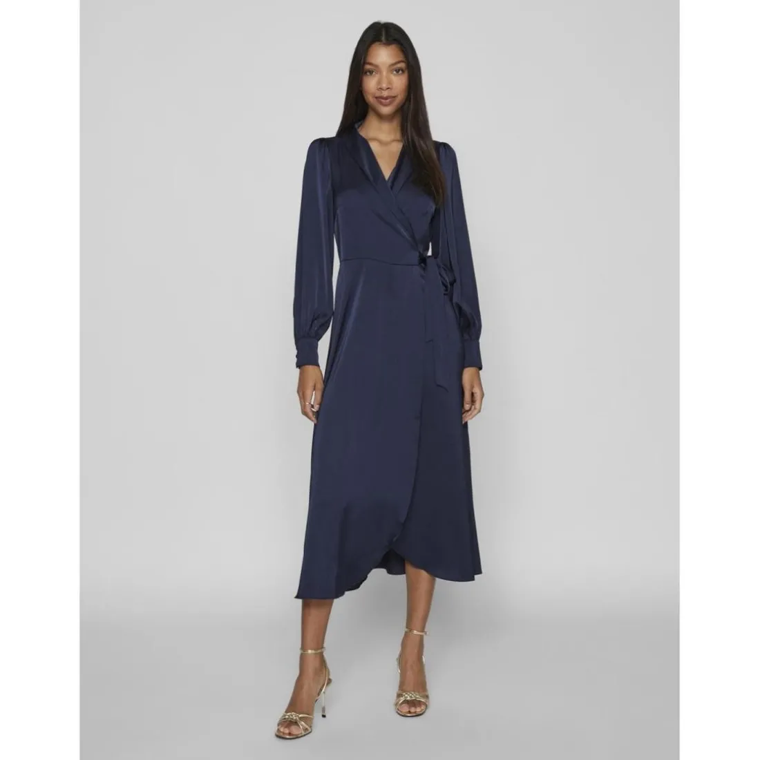 Robe longue bleu foncé Blair
