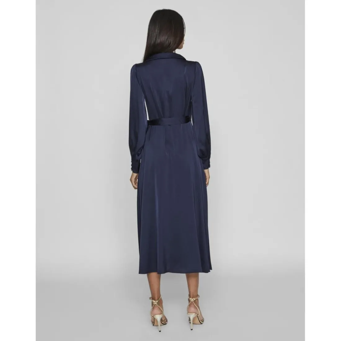 Robe longue bleu foncé Blair