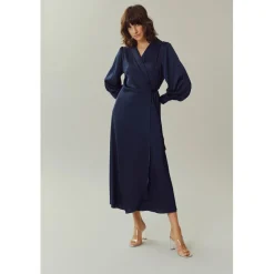 Robe longue bleu foncé Blair