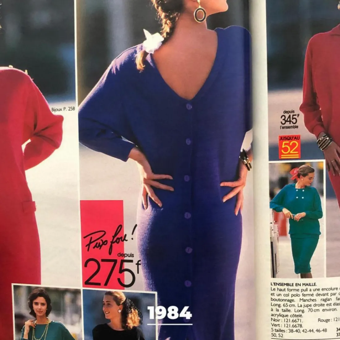 Robe longue dos V Damienne rouge