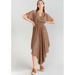 Robe longue droite YAKA vert