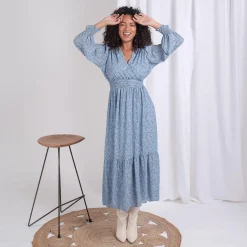 Robe longue fleurie Victoire