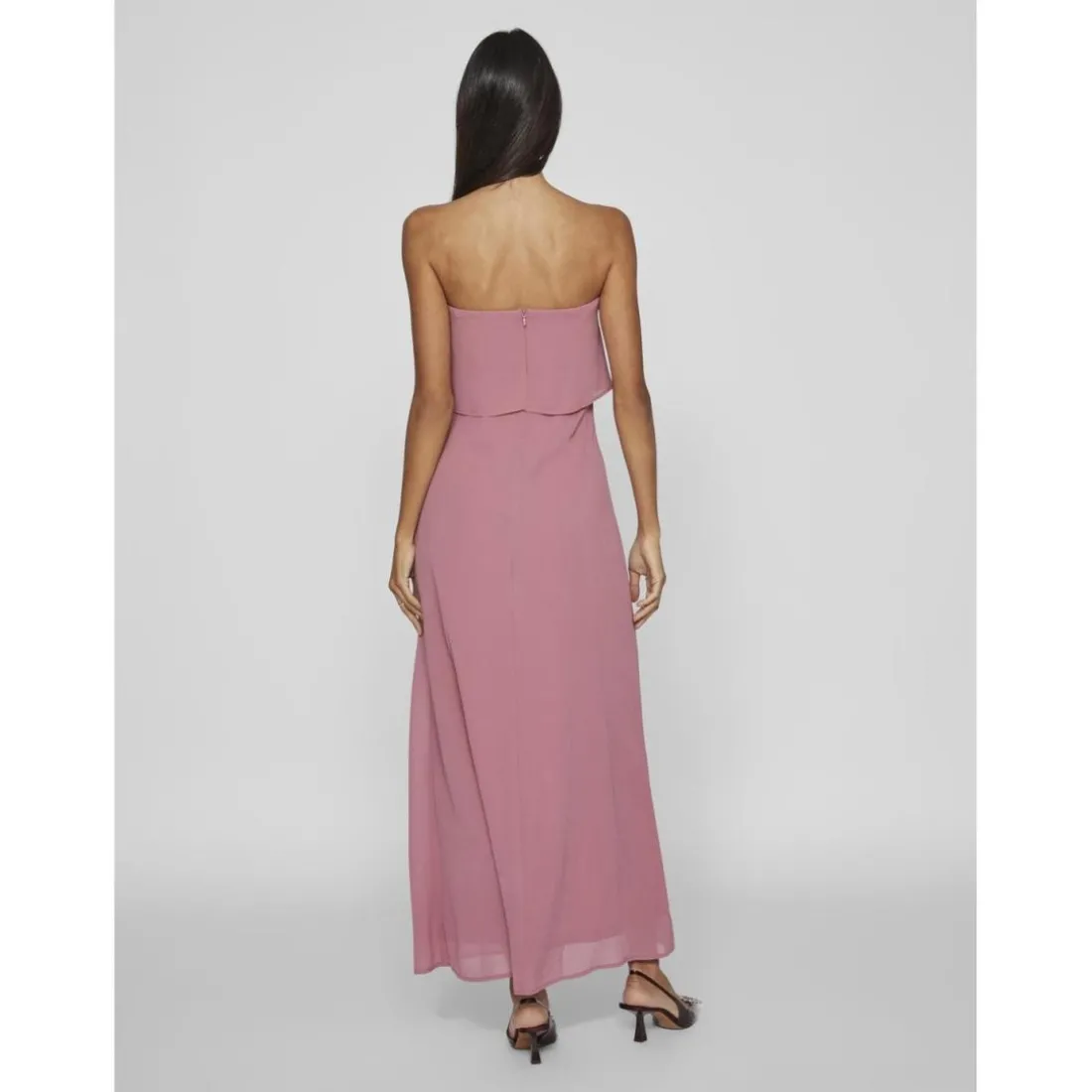 Robe longue rose clair Fawn