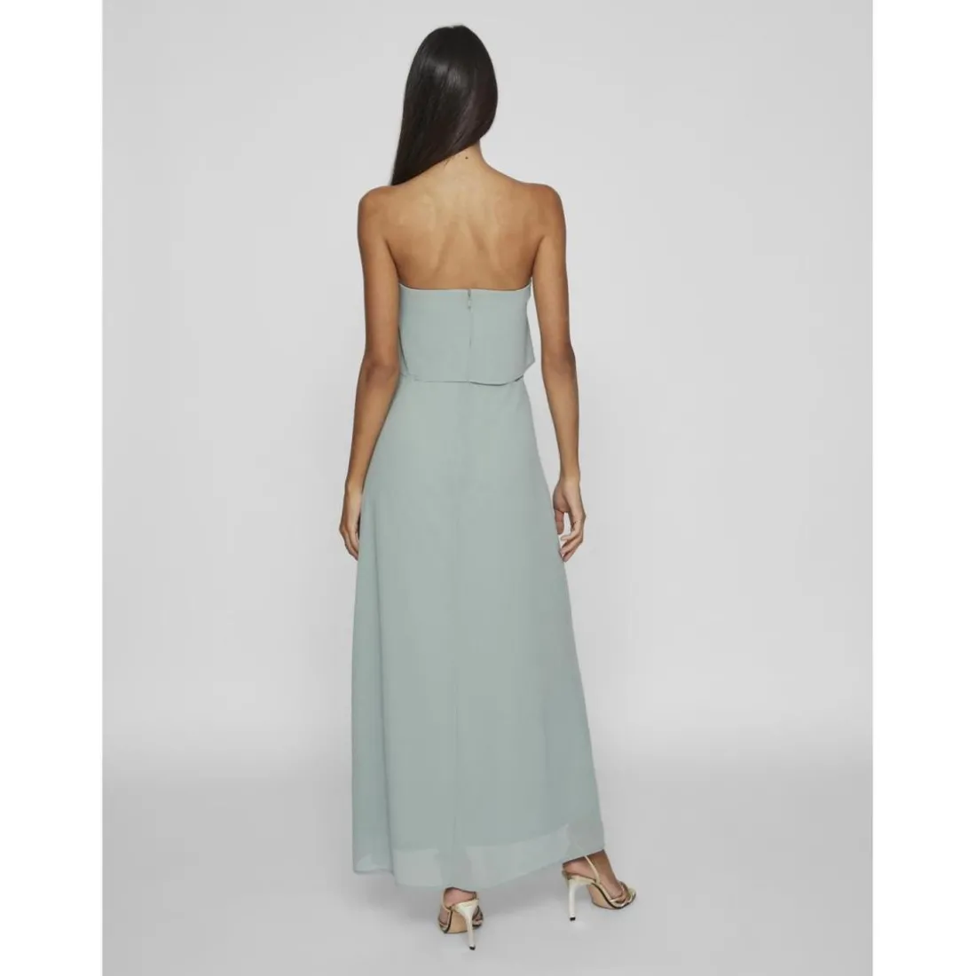 Robe longue vert Kali