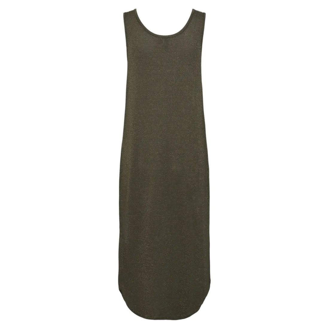 Robe midi Billo vert en viscose Lucy