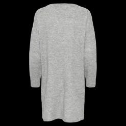 Robe midi en maille gris Ria