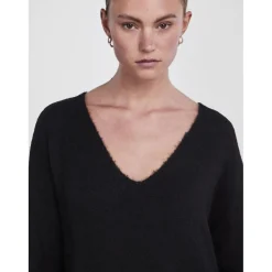 Robe midi en maille noir Wren