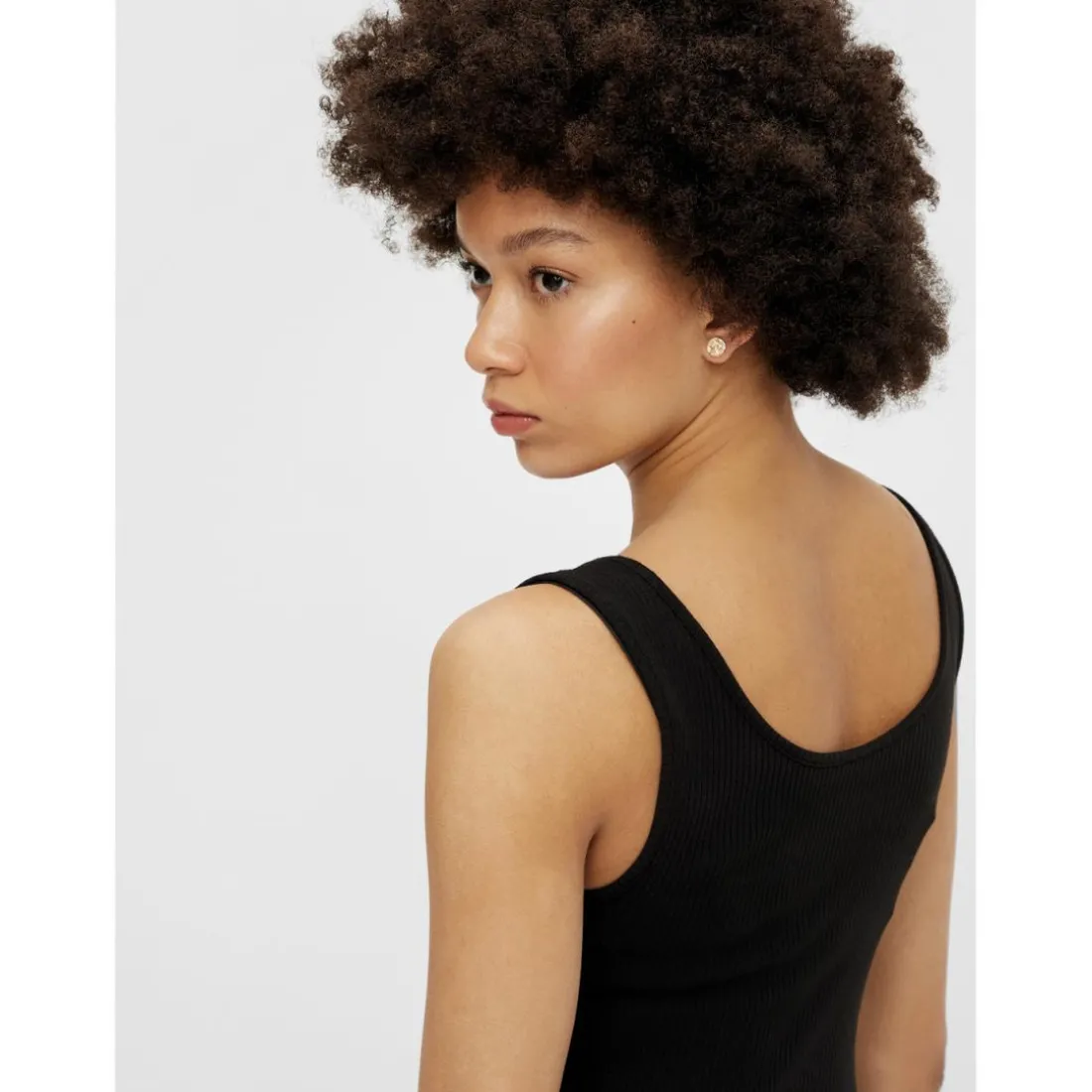 Robe midi noir Zoé