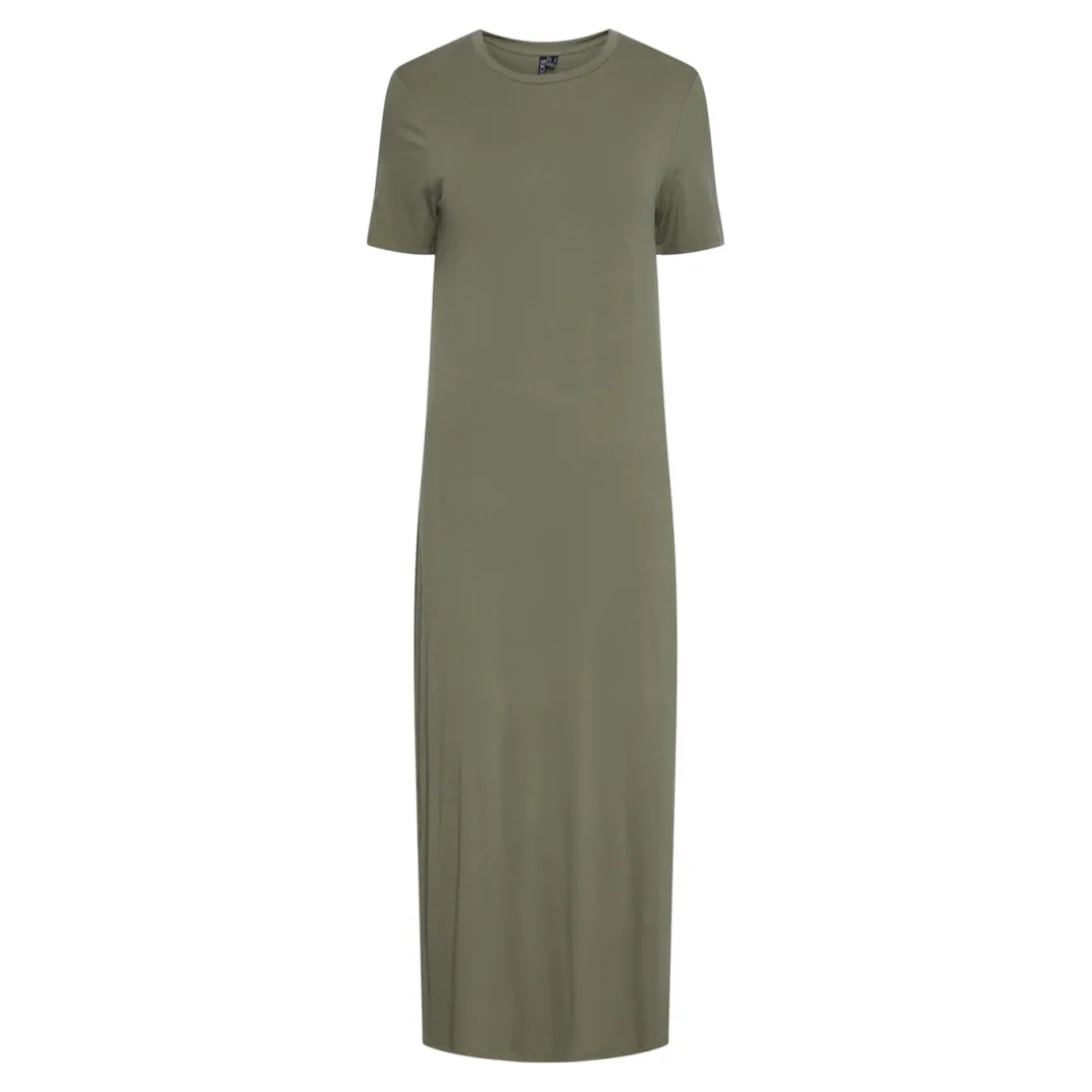 Robe T-shirt maxi en viscose Sofia vert Cléo Yara