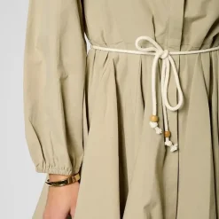 Robe VOBE en coton kaki