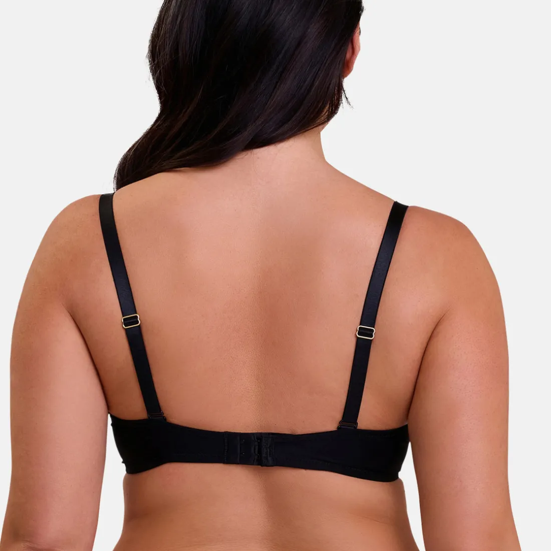 Romance - Soutien-gorge plongeant à armatures Noir