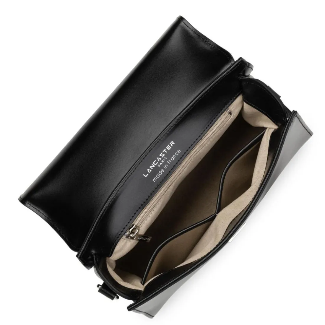Sac à main noir Suave Even en cuir
