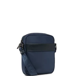 Sac bandoulière Zippé Basic SPORT MEN'S bleu en tissu
