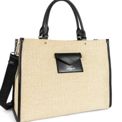 Sac cabas main Zippé Actual Mini Osier