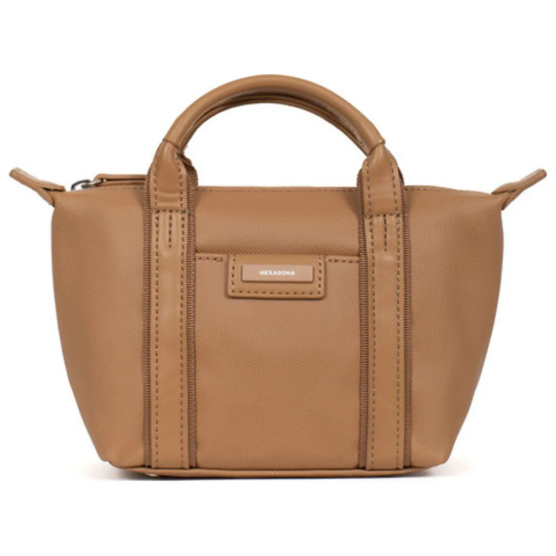 Sac cabas porté main - Mini JOYCE Tan Lena beige