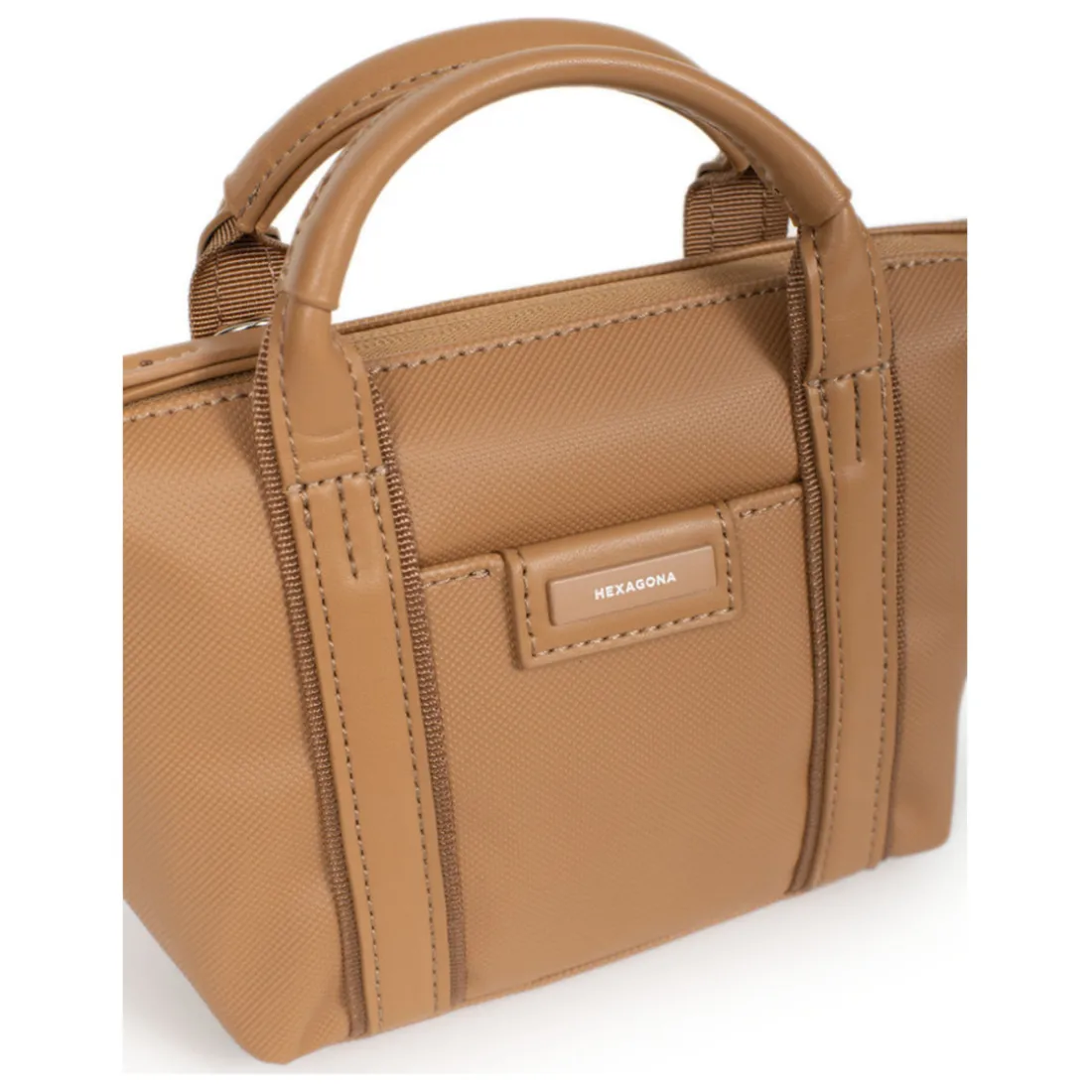 Sac cabas porté main - Mini JOYCE Tan Lena beige