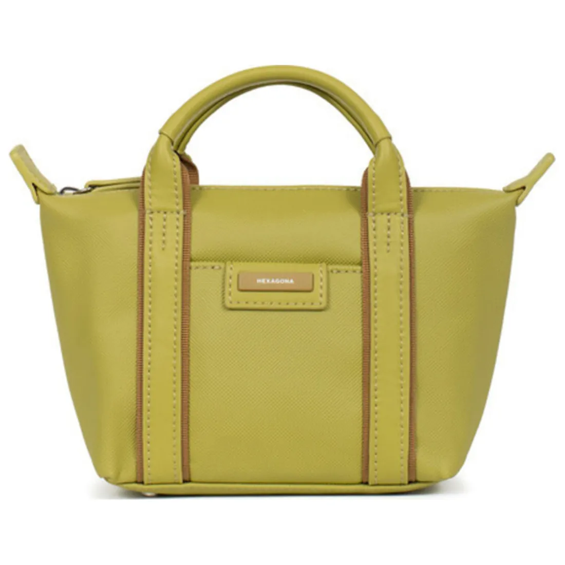Sac cabas porté main - Mini JOYCE Vert anis Ida