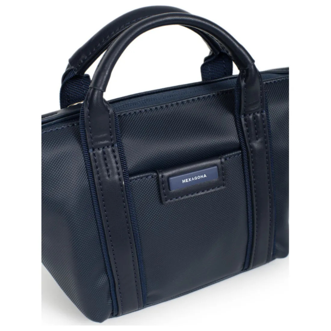 Sac cabas porté main - Mini JOYCE Bleu nuit Kaye